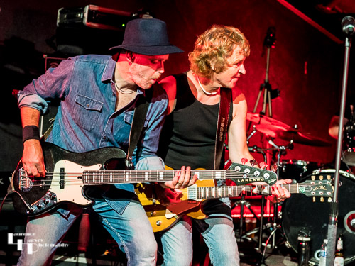Ian Cook on vocals, Rob Scholes on bass