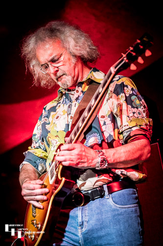 Toby Jones on guitar