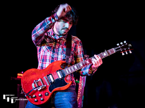 Lewis Grey on guitar