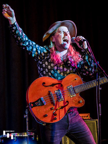 Joshua Carr on vocals & bass