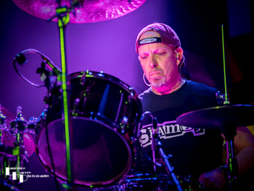 Simon Waterhouse on drums