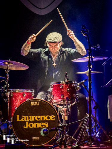 Ash Sheehan on drums