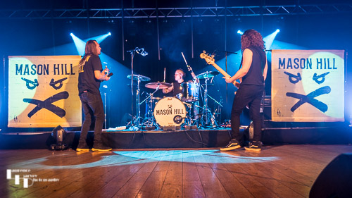 Mason Hill on stage at The Apex