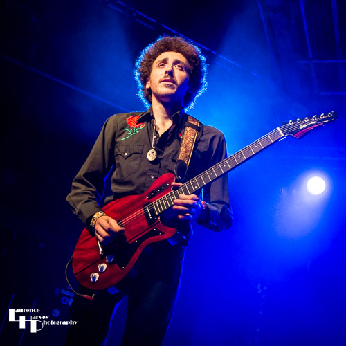 Henry James on guitar