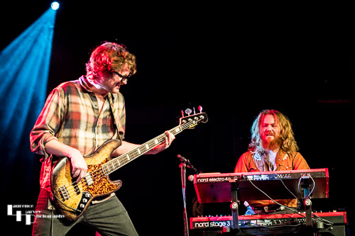Warren Murrel on bass, Jake Abernathie on keys