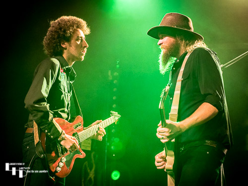 Robert Jon Burrison on vocals & guitar, Henry James on guitar