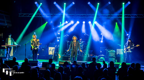 Sweet Crisis on stage at The Apex
