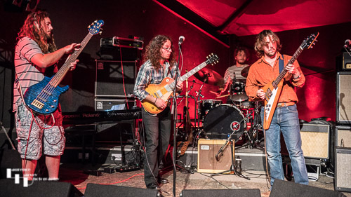 The Fool's Moon on stage at The Banham Barrel