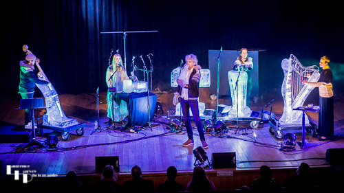 The Terje Isungset Ice Quartet on stage at The Apex