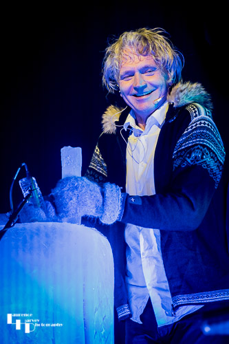 Terje Isungset on ice percussion