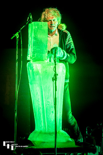 Terje Isungset on ice percussion