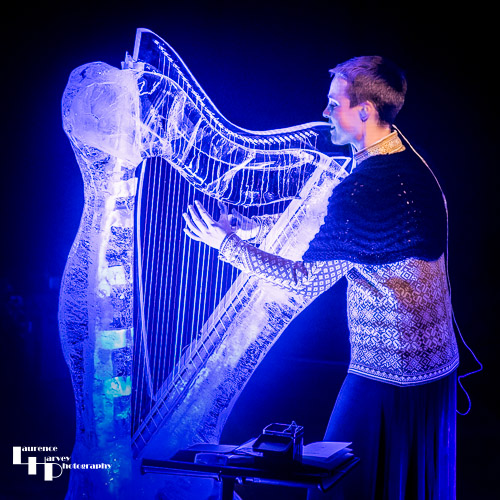 Julie Rokseth on ice harp