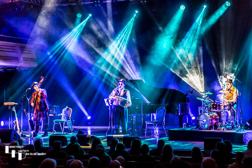 The Tiger Lillies on stage at The Apex