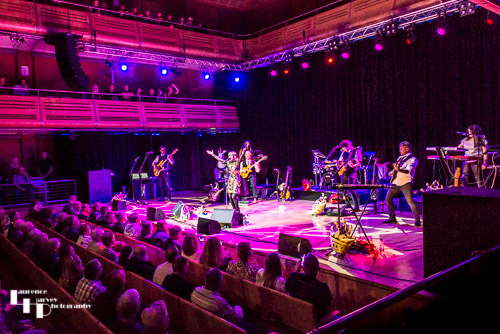 Toyah & her band on stage at The Apex