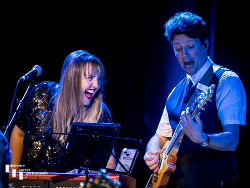 Nat Martin on guitar & Chloe du Pre on keys