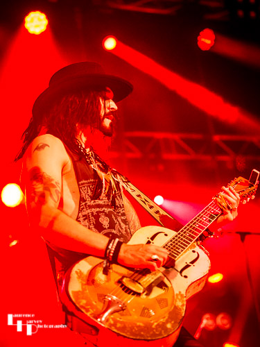 Troy Redfern on slide guitar & vocals