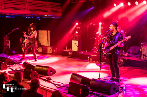 Troy Redfern & his band on stage at The Apex