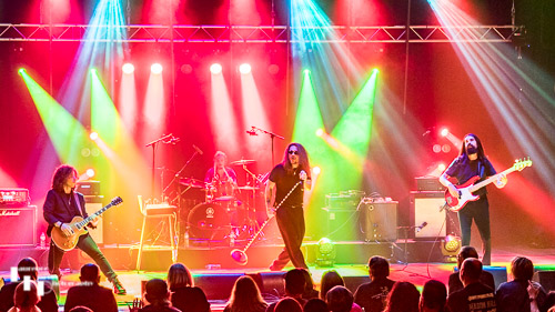 Vambo on stage at The Apex