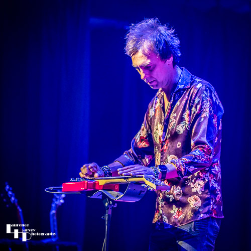 Mark Abrahams on slide guitar