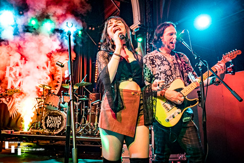 Grace Bond on vocals, Aaron Bond on guitar & vocals