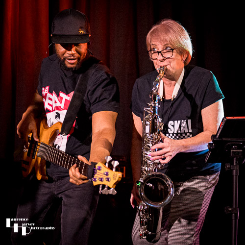 James Crosdale on bass & Annie Emming on sax
