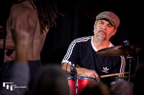 Matty Bane on drums