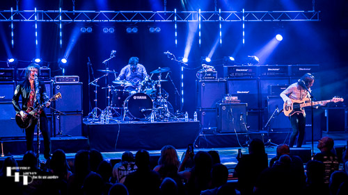 Blue Nation on stage at The Apex