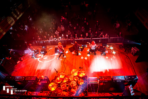 Black Spiders on stage at the Apex