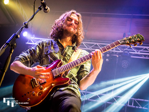 Black Spiders: Mark 'Dark Shark' Thomas on guitar