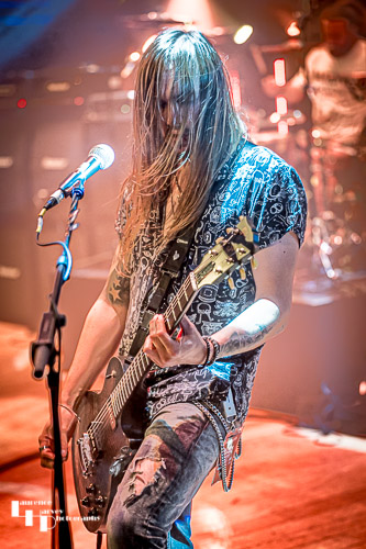 Black Spiders: James 'Roadrunner' Evans on guitar