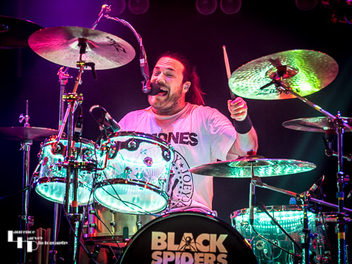 Black Spiders: Wyatt Wendels on drums