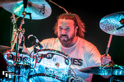Black Spiders: Wyatt Wendels on drums