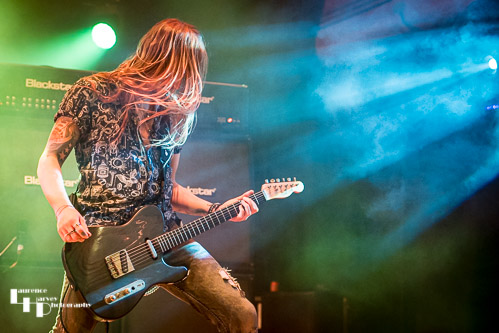 Black Spiders: James 'Roadrunner' Evans on guitar