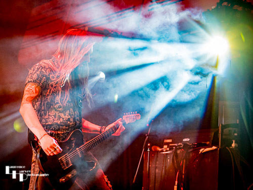 Black Spiders: James 'Roadrunner' Evans on guitar