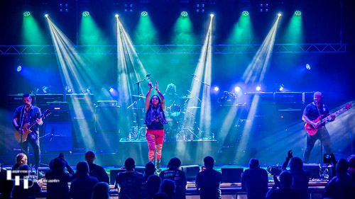 Circus 66 on stage at The Apex
