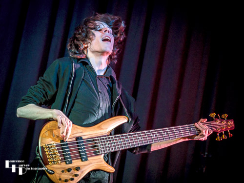Adam Pyke on bass