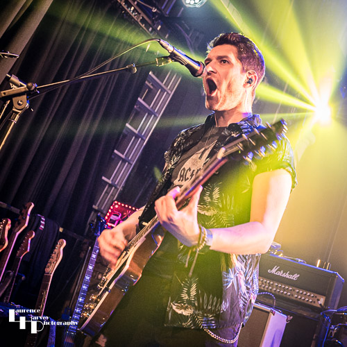 Ed Clarke on guitar