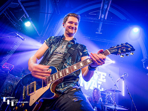 Ed Clarke on guitar