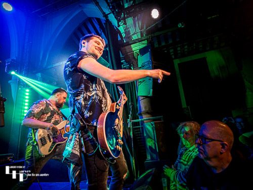 Ed Clarke on guitar
