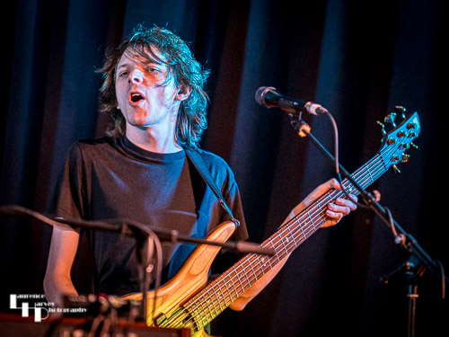 Adam Pyke on bass