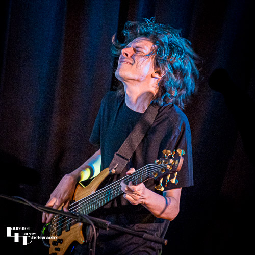 Adam Pyke on bass