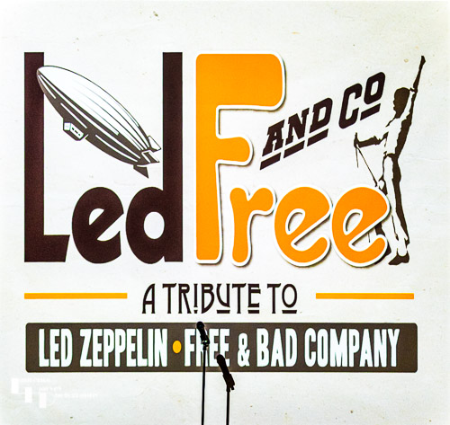 Band stage sign
