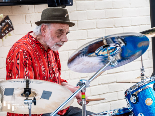 Ed Marks on drums