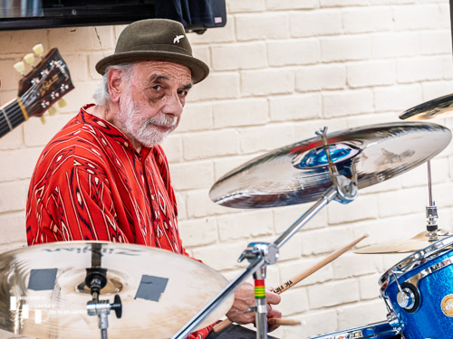Ed Marks on drums