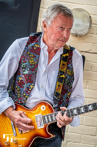Tony Harris on guitar