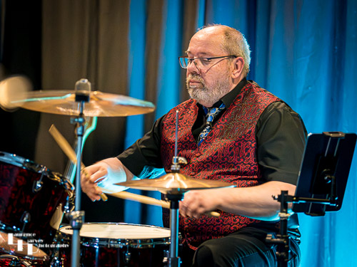 Mark Bull on drums