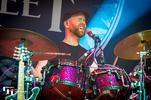 James Fox on drums