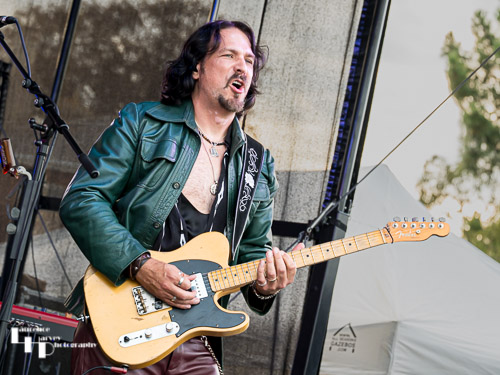 Aaron Bond on guitar & vocals