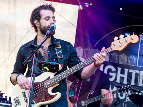 Adam Bowers on bass