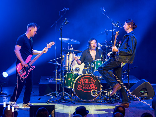 Ashley Sherlock Band on stage at The Apex